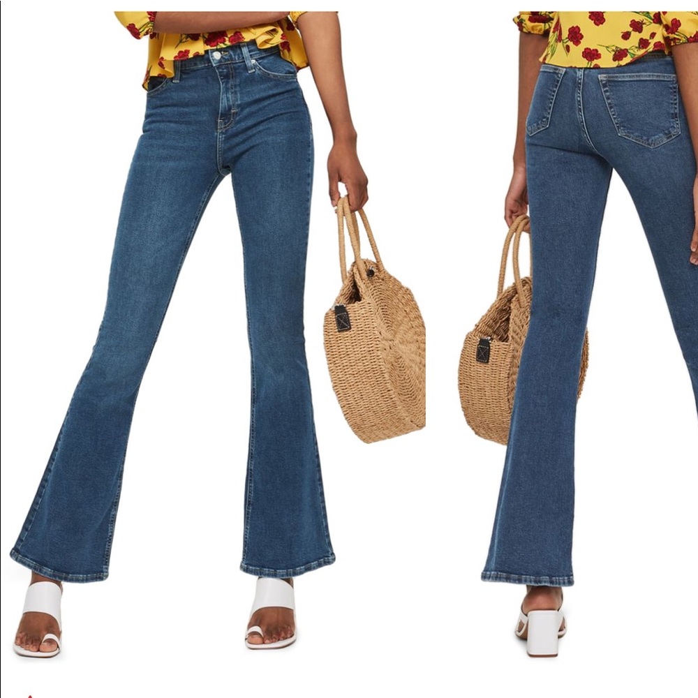 Topshop Nordstrom Jamie Flare Jeans